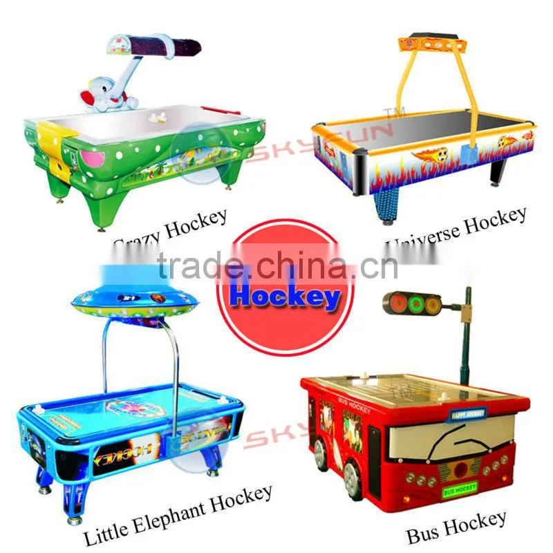 Funny hop hockey lottery game machie for sale