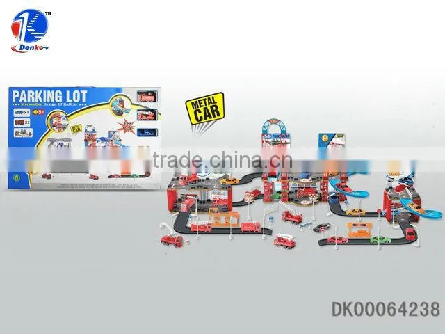 Super Garage Playset Unique Toys for Boys with Metal Die Cast Cars