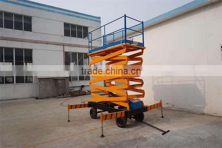 300kg lift height 7m hydraulic lift platform truck
