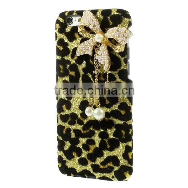 Very hot sell leopard case cover for iphone 6