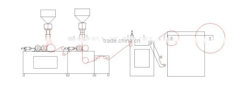 3 layers air bubble film machine for packing the sofa