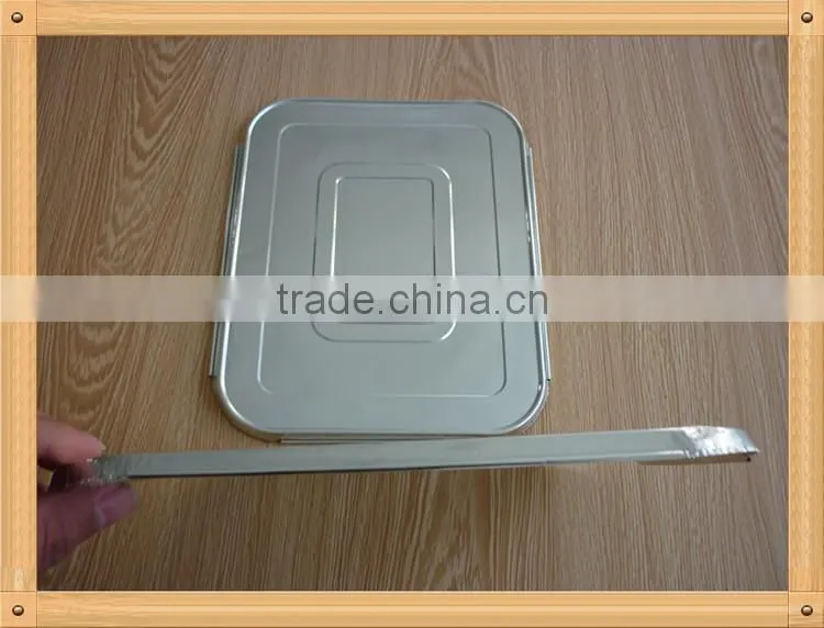 Rectangular Disposable Catering Aluminum Foil Container Lid