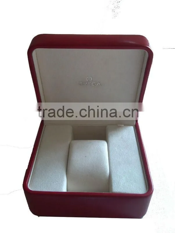 High quality Omega leather watch box for sale ,made in China