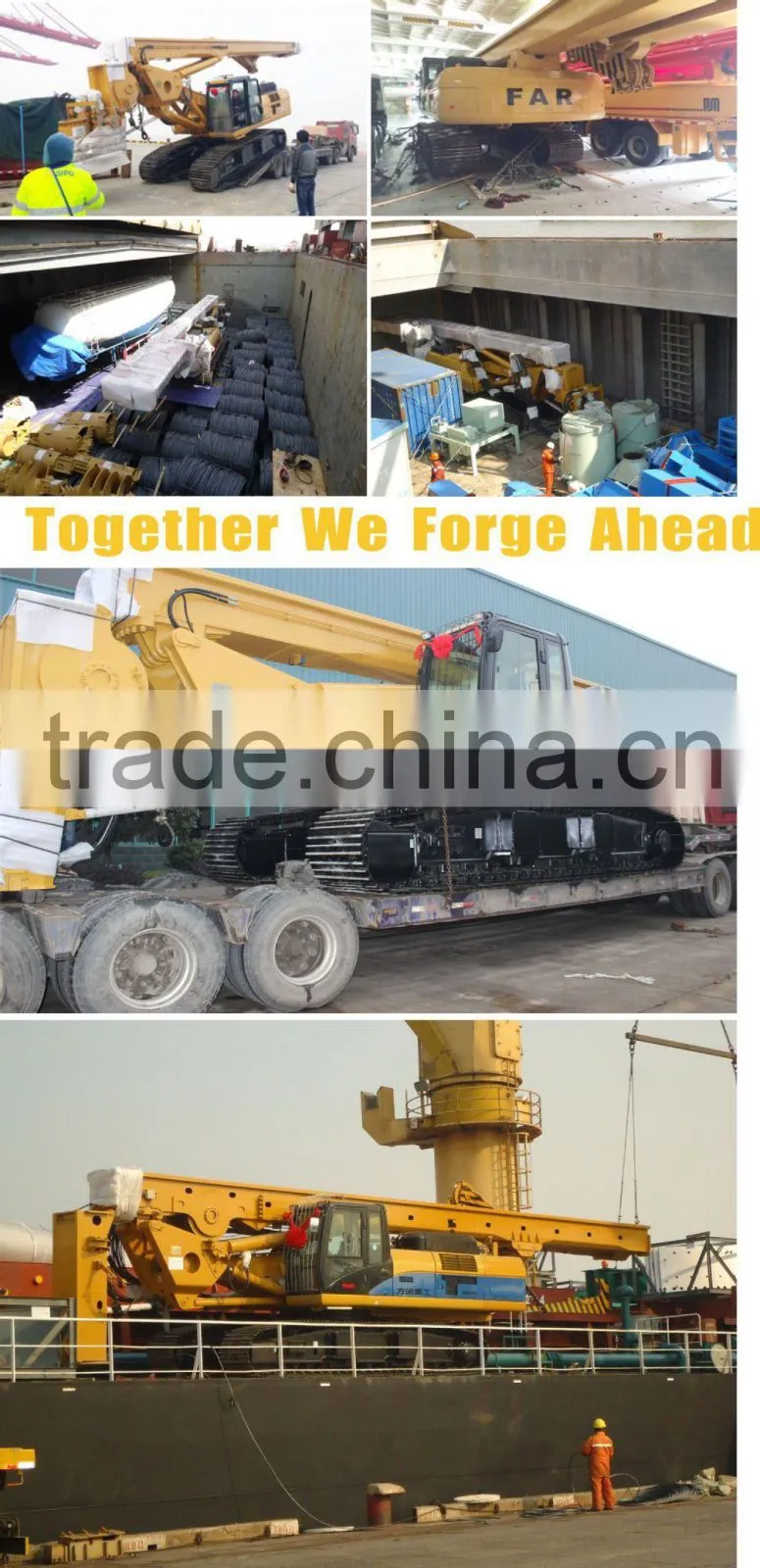 FAE Customized small rotary drilling rig FAR120! Pile driver! Drilling round pile!