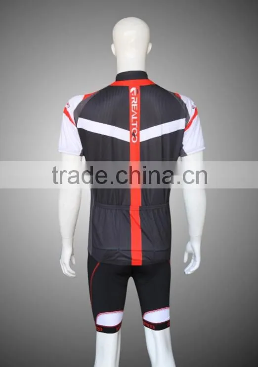 2015 free design fashion reflective Custom Cycling Jersey