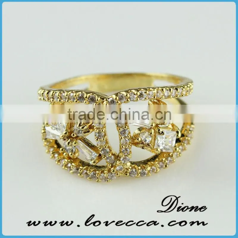 2015 fashion jewelry ring!latest weddingring design !micro pave diamond setting ring-women round zircon ring