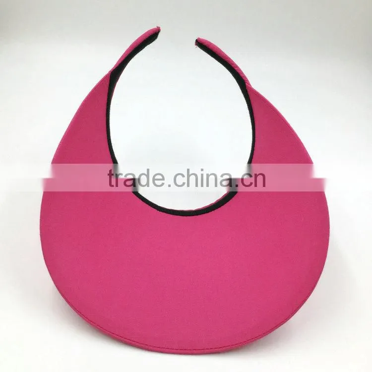 Wholesale blank wide brim sun visor
