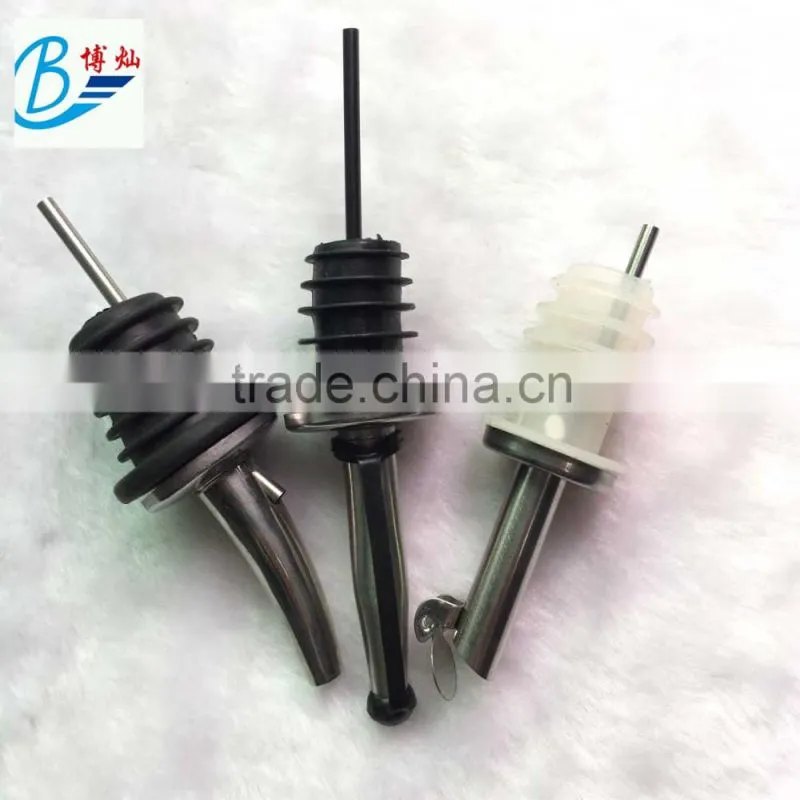 Stainless steel wine pourer Bottle Poure with tapered spout stop