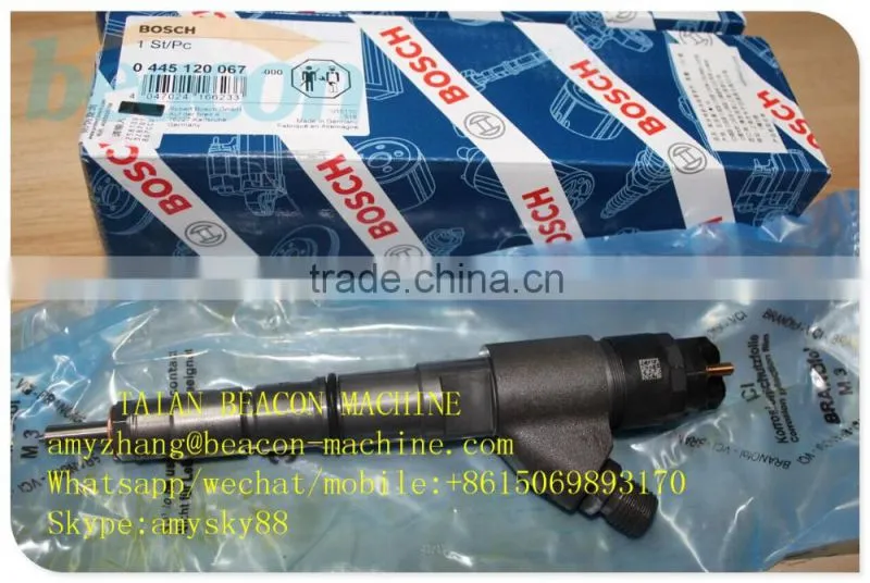 brand new and original or genuine common rail fuel injector 0445120067 for Deutz TCD2012 engine
