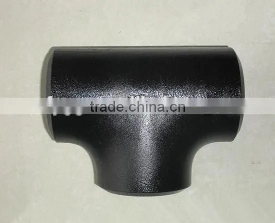 Seamless butt welded tee carbon steel pipe fitting