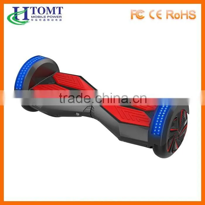 Top sale smart stand up self balancing electric scooter with two wheels and rechargeable Li-ion battery