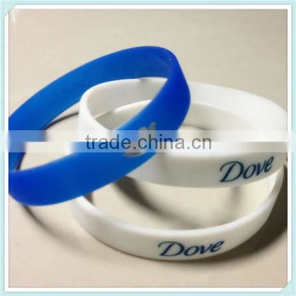 cheap promotion gifts- custom elastic silicone bracelet rubber wristband