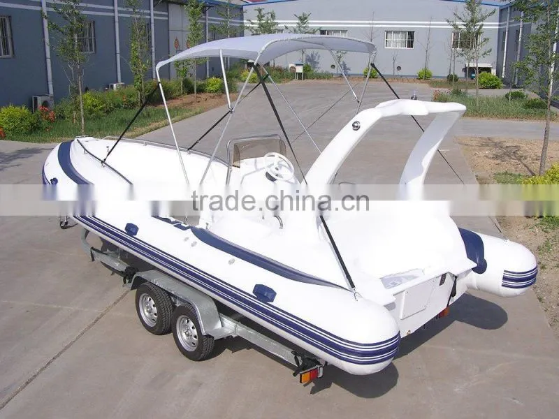 Hypalon rigid inflatable boat 7.3m, RIB730C
