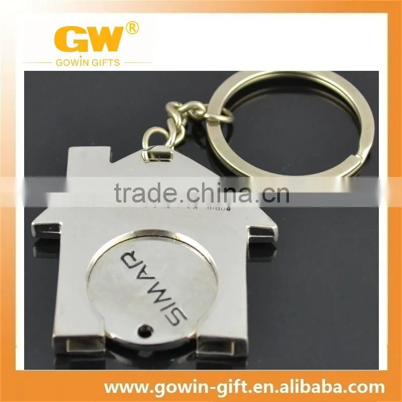 trolley token coin keychain /coin holder keychain