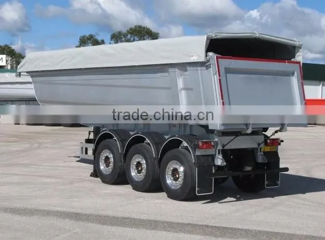 Titan Aluminum tractor hydraulic small farm dump trailer for sale