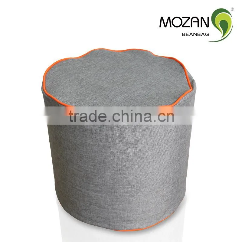 linen fabric beanbag chair / bean bag stool