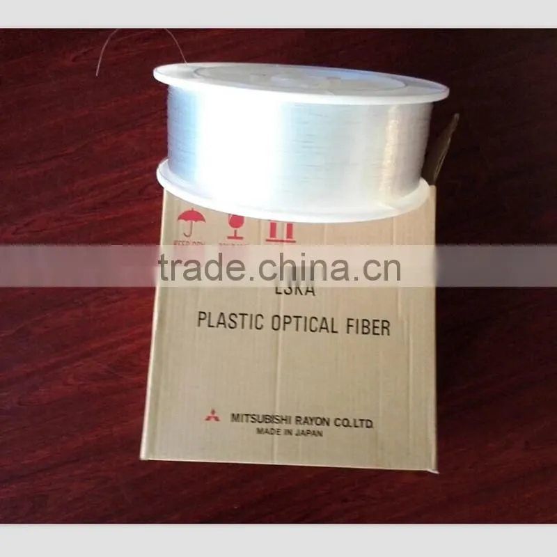 0.5mm /0.75mm /1mm /1.5mm end glow fiber optic cabling for lighting items