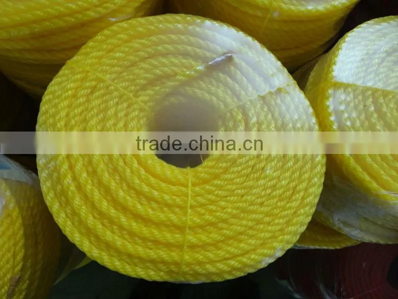 4 strands braided Polyethylene rope