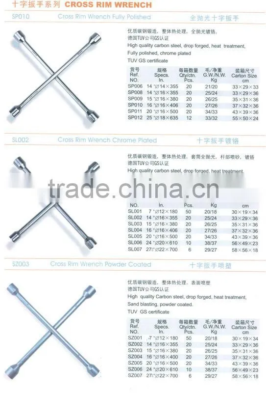 cross rim wrench