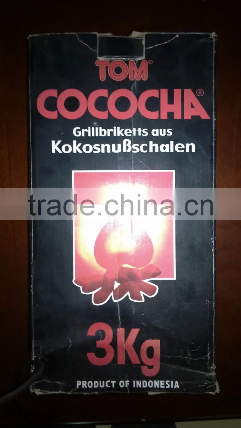 100% Coconut Charcoal Briquette for Shisha, BBQ, Insence, Grill purpose