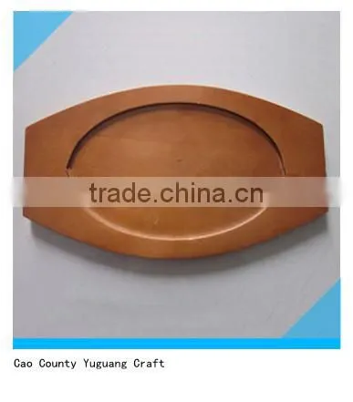 Eco-friendly cheap wooden plates for bowl