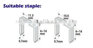 Taiwan Made High Quality Professional Metal Body 2 Ways Staple Gun Tacker W/GS