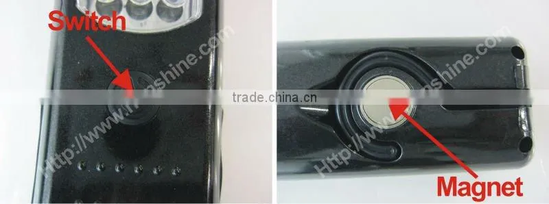 rechargeable led light work with magnets 30leds