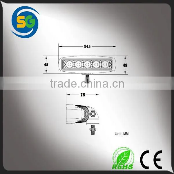 Hot Product 9-32V DC 15W Truck Work Light 12v led tractor work light