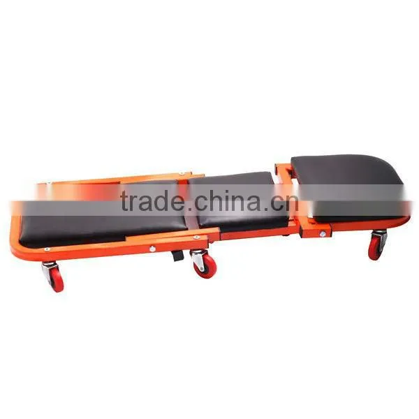 Extendable Bench with Dolly, use of a car or motorcycle repair,foldable bench ST-L1