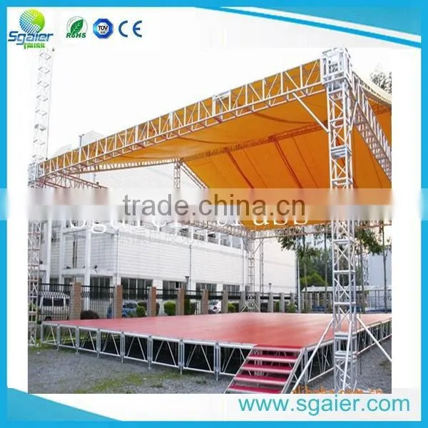 live concert Aluminum Pitched roof truss design