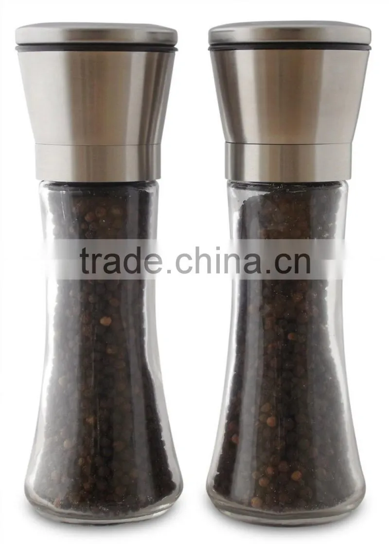 Stainless Steel Salt and Pepper Mills grinder shakers