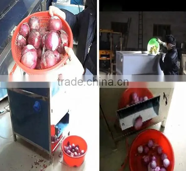 Hot sale automatic dry onion peeling machine