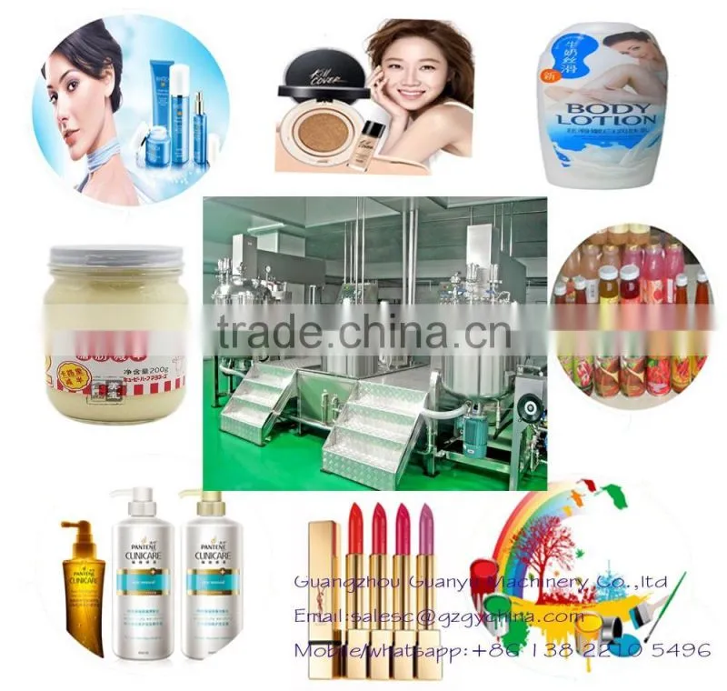 Hot sales vacuum emulsifying mixer for cosmeitcs mixing and homogenizing good price