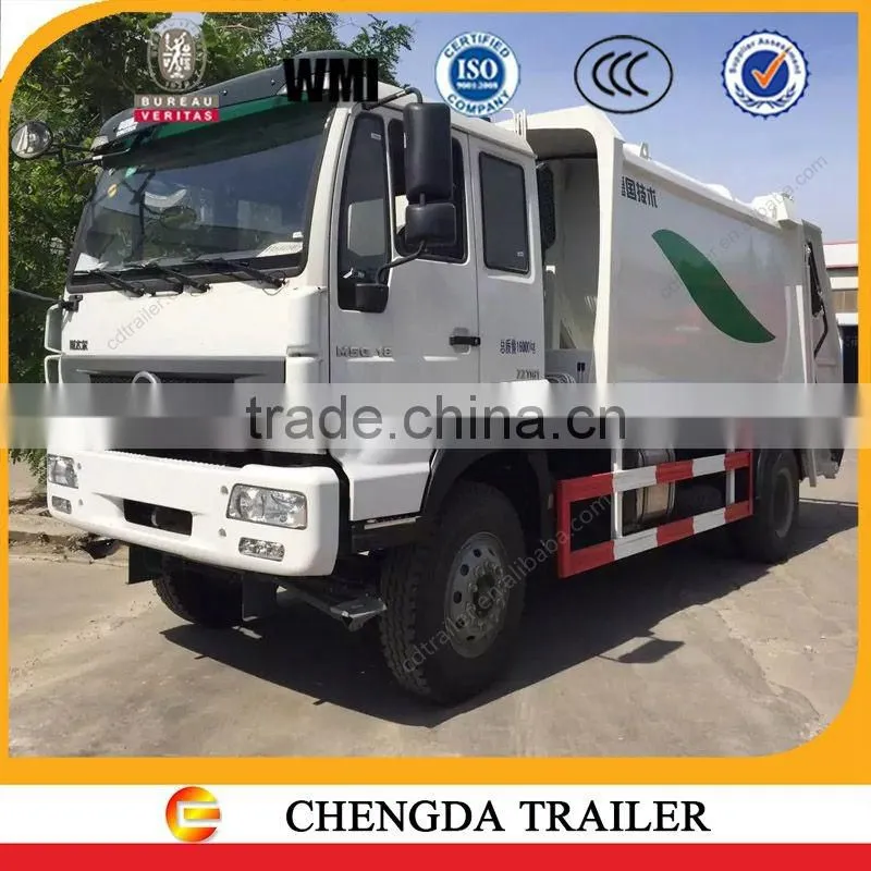 10m3 12 Cubic Meter Garbage Truck for sale