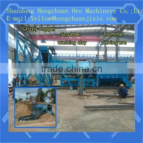 Clay drum screen Commercial choice Industrial machinery China factory mobile small gold wash trommel