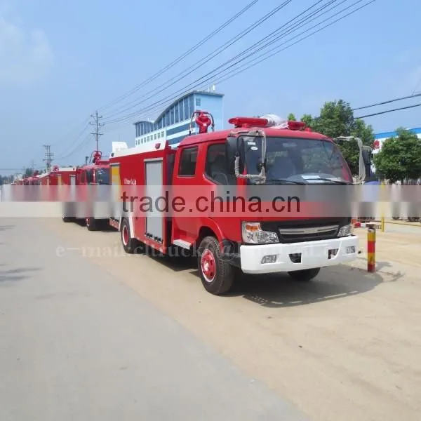 124hp DONGFENG 4*2 Fire Fighting Truck 4 ton