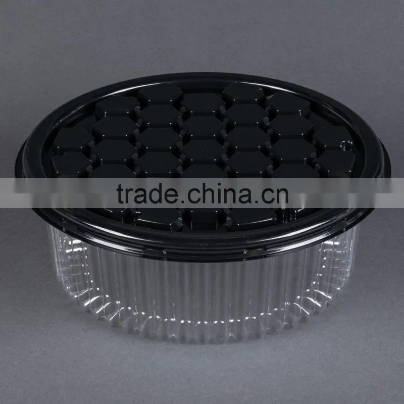 round disposable plastic cake dome containers