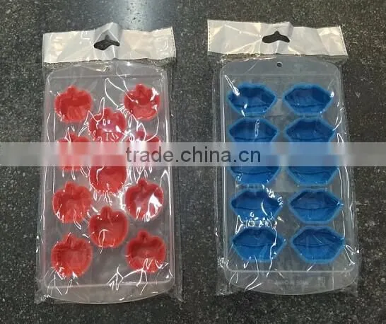 2017 custom plastic or silicone ice tray,ice cube tray