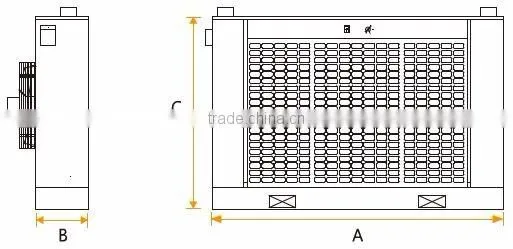 High Quality Korean Industrial Aftercooler(Air - Cooled Type)
