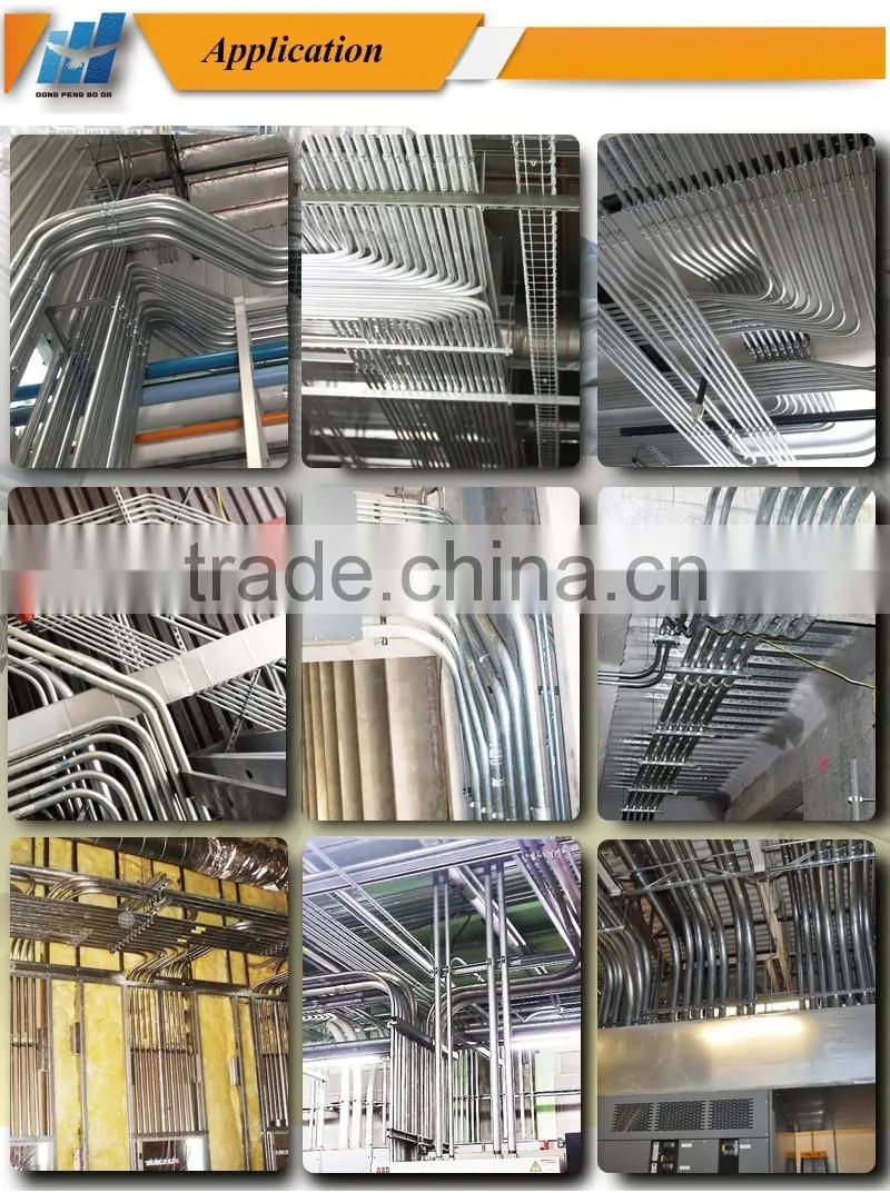 Non-alloy ul listed pre galvanized fire resistant flexible conduit