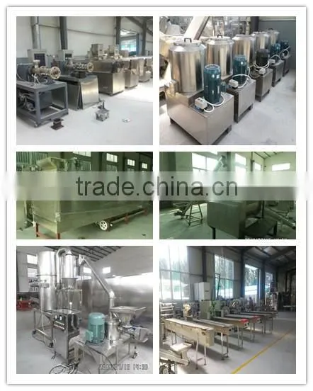 Mini fried instant noodles making line