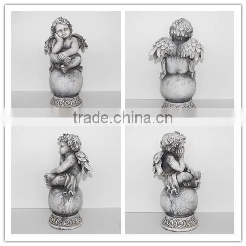 Lifelike angel garden statue