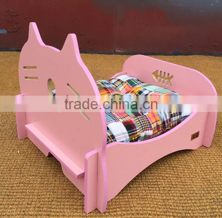 small wooden pet bed for custom and wholesale