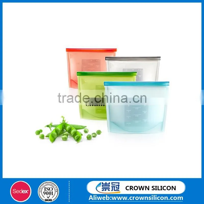 Multifunction Cookware Silicone Fresh Keeping Bag,Silicone Food Storage Bag