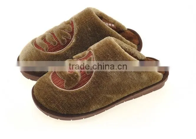 wholesale stock small order High quality coral fleece couple thermal shoes