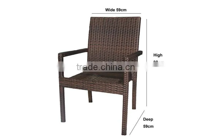 Outdoor Furniture Braid Design Coffee Chairs Supplier