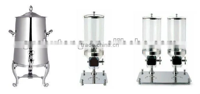 Two head double juice coffee dispenser