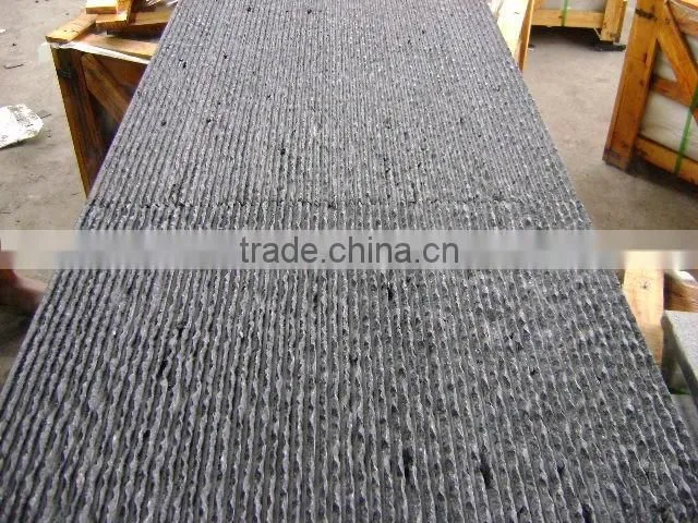 Black Stone Tiles Line Chiseled Black Basalt Stone,Basalt Wall Tiles
