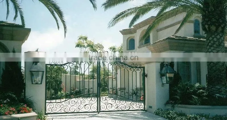 Bisini galvanized steel double entry gate (BG90234)