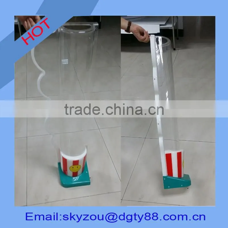 oem factory thermoforming vacuum form thick clear display stand for for children goods